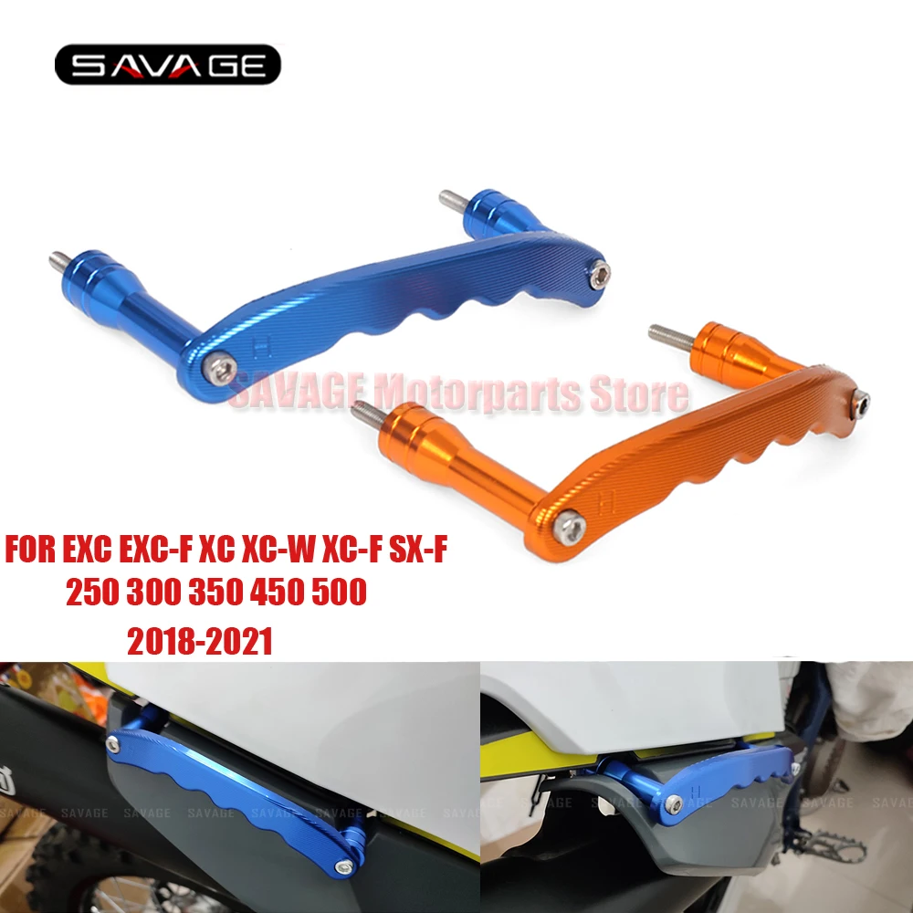 

CNC Rear Passenger Pull Grab Handle Bar For EXC EXC-F XC XC-W XCF SXF 250 300 350 450 500 2018-2021 2020 Motorcycle Accessories