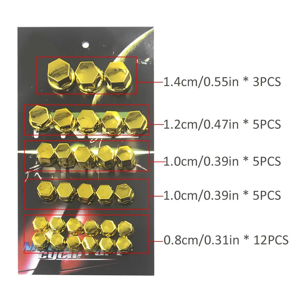Новый набор мотоциклетных аксессуаров шестигранная гайка крышка винта|Гайки и
