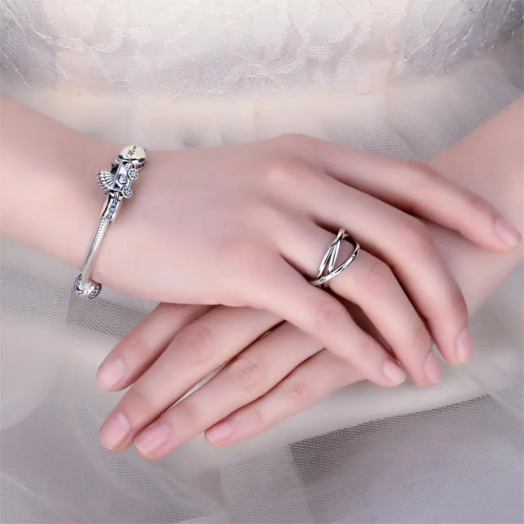 Jewelrypalace 925 пробы серебро Семья Любовь Детские коляски бусины талисманы Fit Браслеты для новинки женщин Лидер продаж