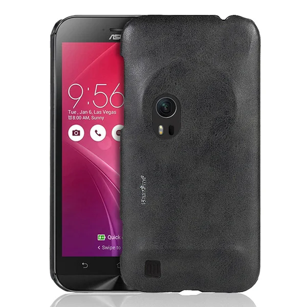 Для Asus ZenFone Zoom ZX551ML Чехол Для ZenFone Zoom чехол для Asus ZenFone ZX551ML флип чехол Роскошный кожаный чехол для телефона - Цвет: BLACK