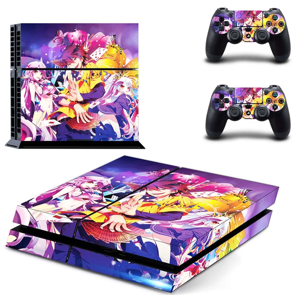 Нет игры нет жизни PS4 Стикеры s Play station 4 кожи наклейки для Игровые приставки