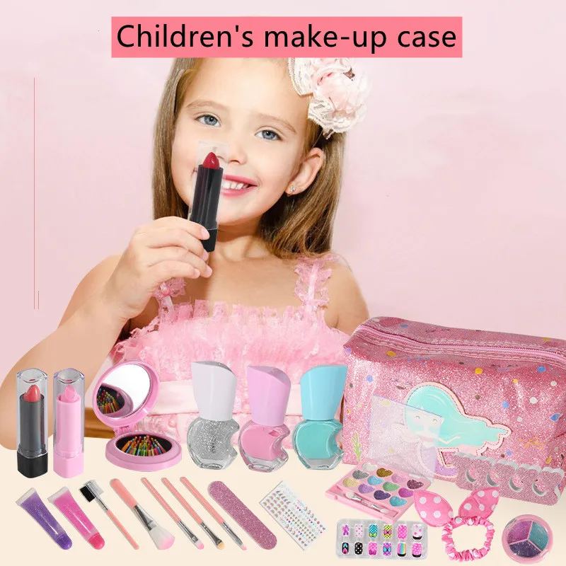 

Children's cosmetics toys girl's house make up accessories cosmetics make up toy set Parent-Child Interaction
