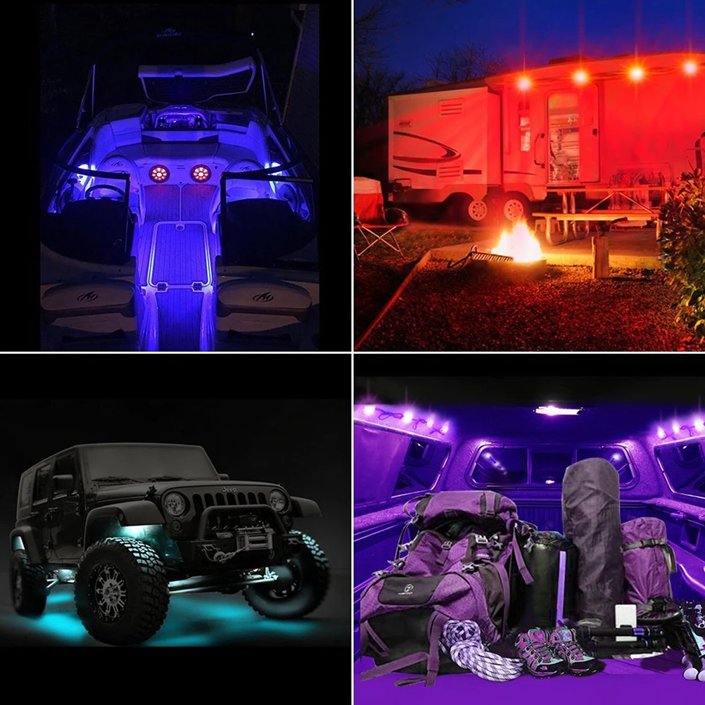 Атмосферное освещение автомобиля лампы RGB светодиодный для внутреннего
