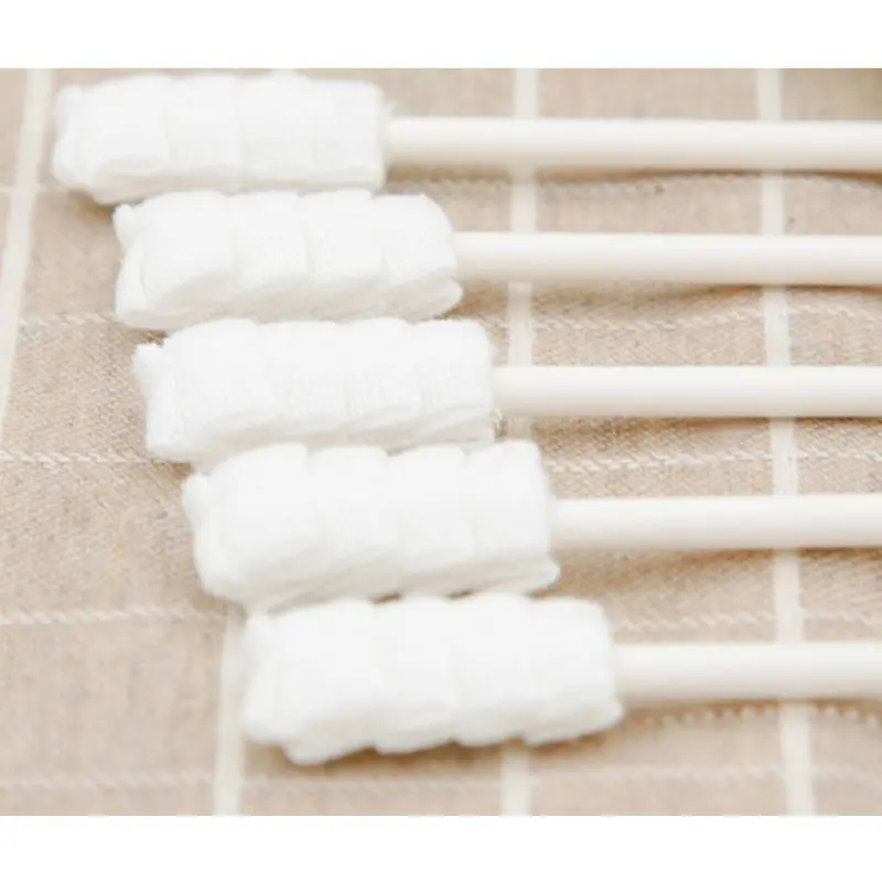 

30Pcs Disposable Baby Toothbrush Paper Rod Handle Tongue Cleaner Gauze Toothbrush Infant Oral Cleaning Stick Dental Care