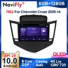 6G + 128G Android 10 QLED 4G мультимедийный плеер для Chevrolet Cruze 2009-2014 Автомобильный Радио Видео плеер навигация GPS 2 din dvd BT