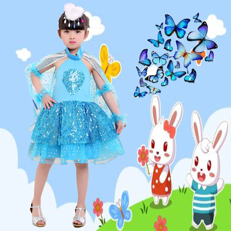 Костюмы для детей с желтым цыпленком Платье косплея утки и птицы девочек