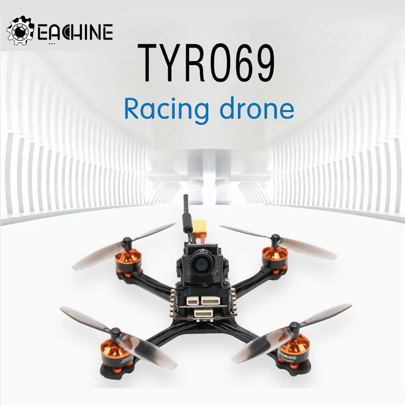 Eachine Tyro69 105 мм 2 5 дюймов 3S DIY FPV гоночный Дрон w/ Caddx Beetle V2 1200TVL AIO VTX камера 1104 8600KV