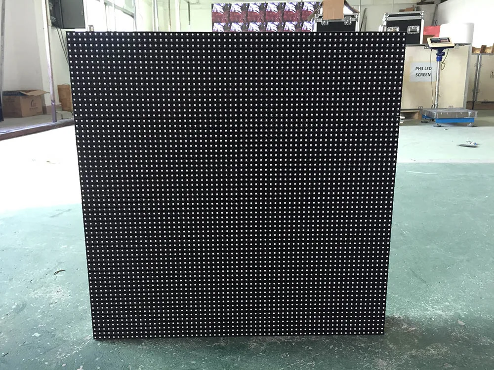 Легкая установка P6mm 576x576mm литье под давлением алюминиевый шкаф Крытый светодиодный дисплей Панель, светодиодная видеостена, полноцветный светодиодный экран