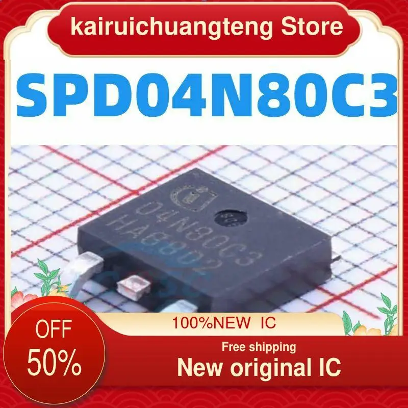 

（1PCS） SPD04N80C3 TO-252 New original IC