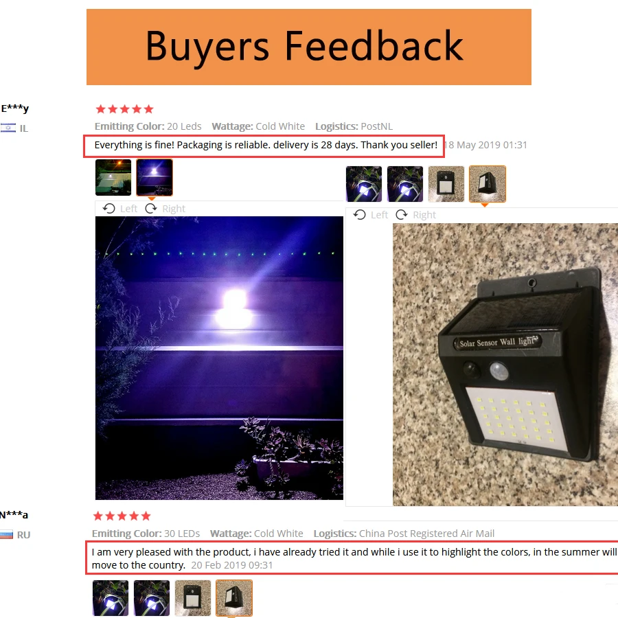 Светодиодный настенный светильник на солнечной батарее с пассивным ИК датчиком