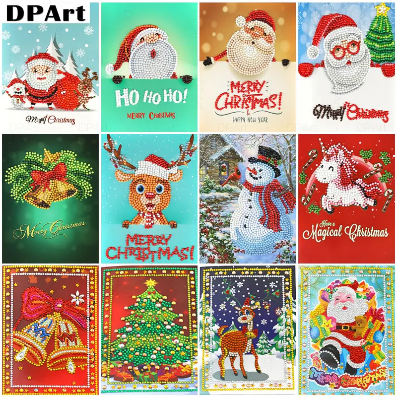 Алмазная живопись открытка Рождественская День рождения благословение