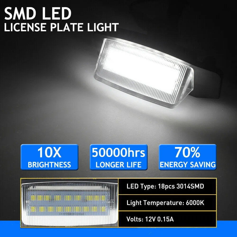 

Tail Lamp Number License Plate Light White 12VDC Assembly For Mit Subishi Outlander 2006-2010