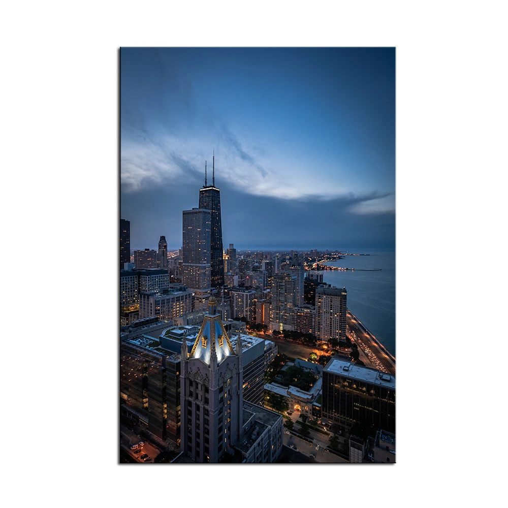 Картина маслом большого размера с принтом птичка-s-eye-view Настенная картина для