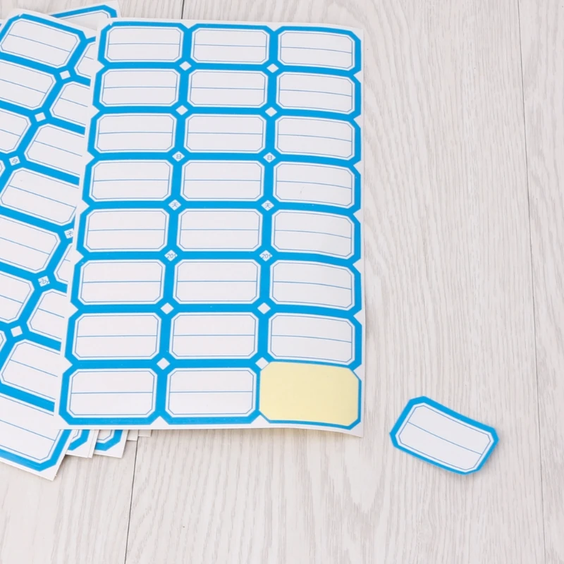 

240 Pcs Self Adhesive Sticky Blank Label Paper Label Can Be Classified K3KE