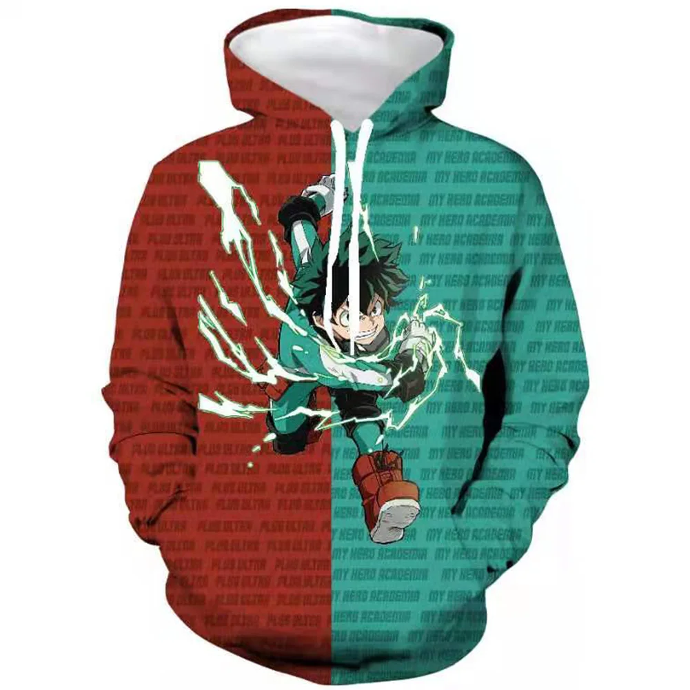 

My Hero Academia Midoriya Izuku Hoodies Sweatshirt Unisex Clothes Men Women Streetwear Top