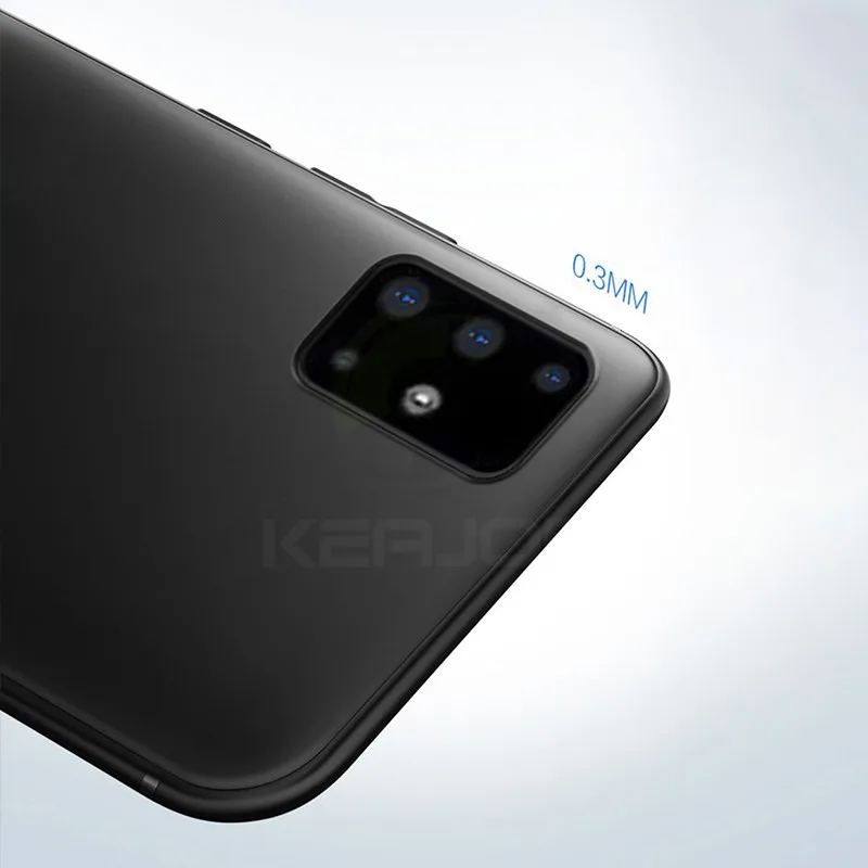 Чехол Keajor для Samsung Galaxy A51 Ультратонкий Мягкий матовый Силиконовый чехол бампер из