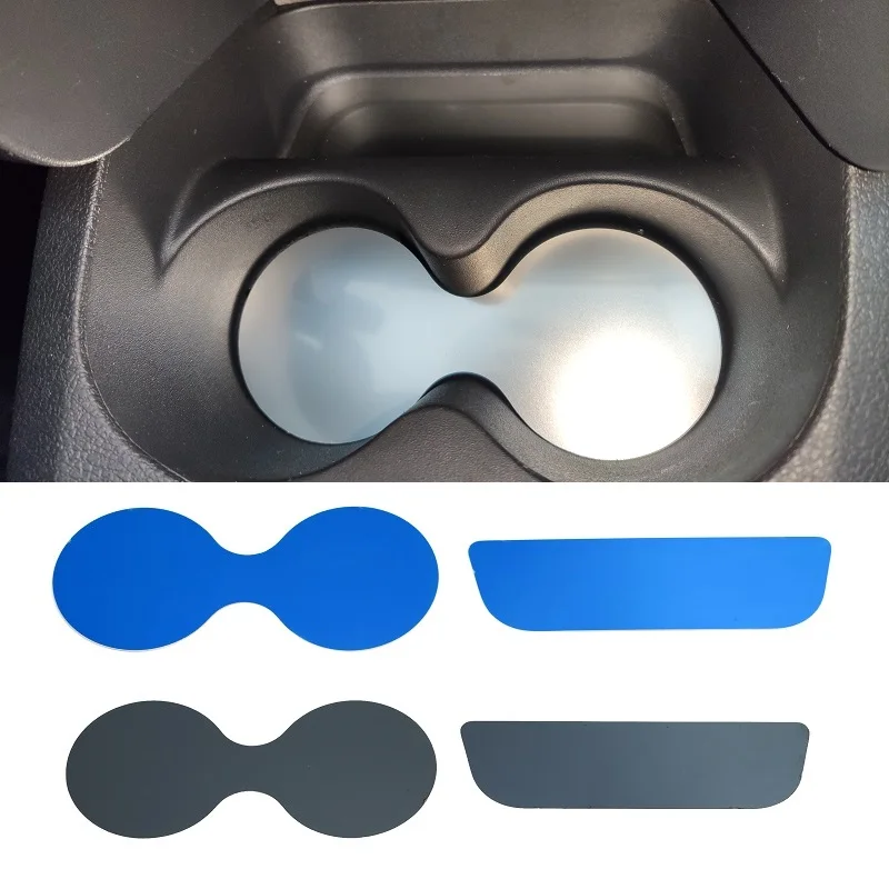 Металлические коврики из нержавеющей стали для хранения внутри стакана консоли