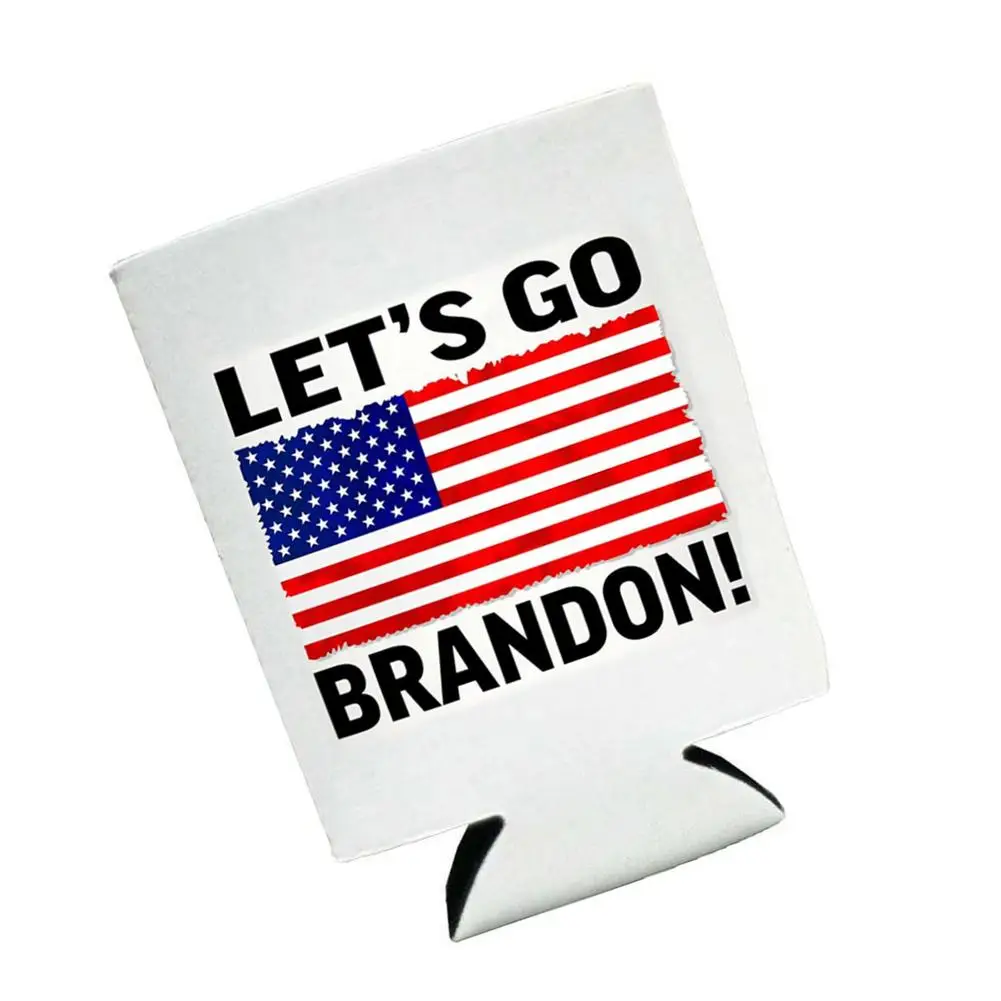 

Drop-proof Thermal Insulation Cola Can Cooler Let's Go Brandon Waterproof Rich Styles Unique Pattern Multiple Styles Durable
