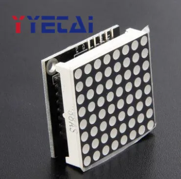 

1 шт. MAX7219 точечная матрица модуль микроконтроллера управления светодиодный привод светодиодный дисплейный модуль красный/синий/зеленый DD