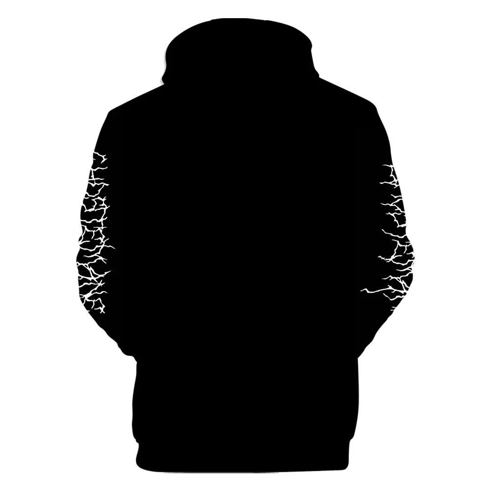 

Hooded Sweatshirt Men/women Casual Hip Hop Hoodies Clothes Ghostemane Blackmage World Tour Rock Music Logo 3D Print High Quality