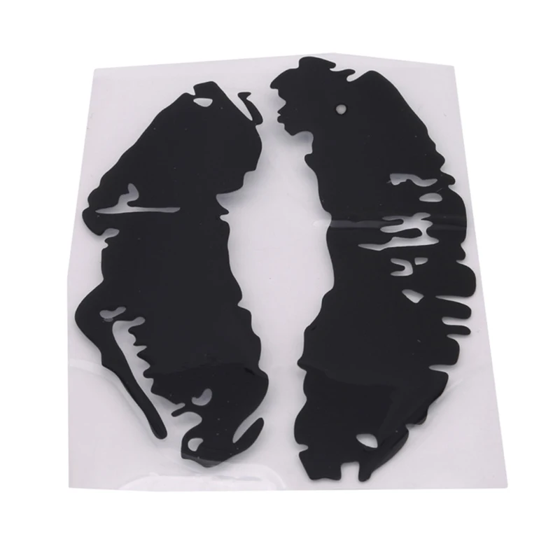 В виде красных губ стикер изображающий поцелуй Авто Стикеры автомобиль грузовик