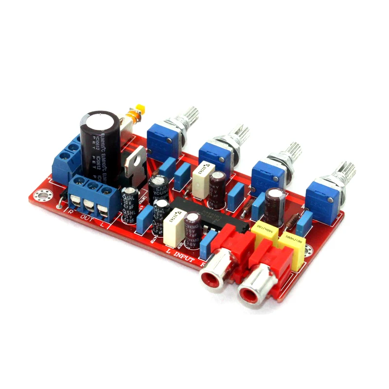 

LM1036 audio amplifier tone board