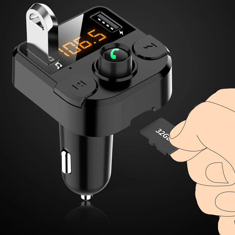 Автомобильный MP3 плеер Bluetooth FM передатчик Hands free автомобильный комплект аудио