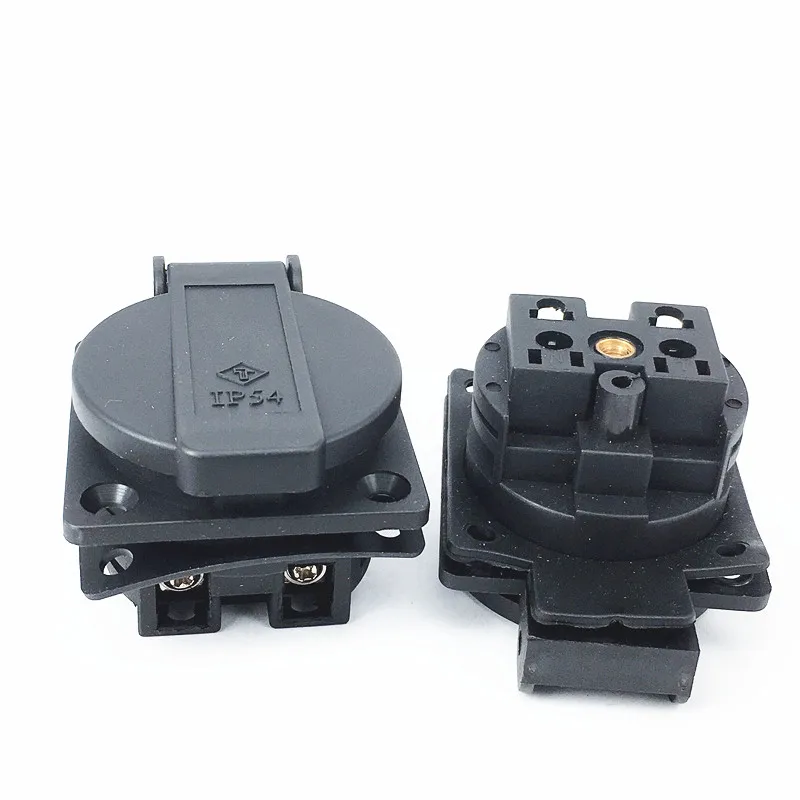 CEE7 водонепроницаемая IP54 промышленная электрическая розетка переменного тока