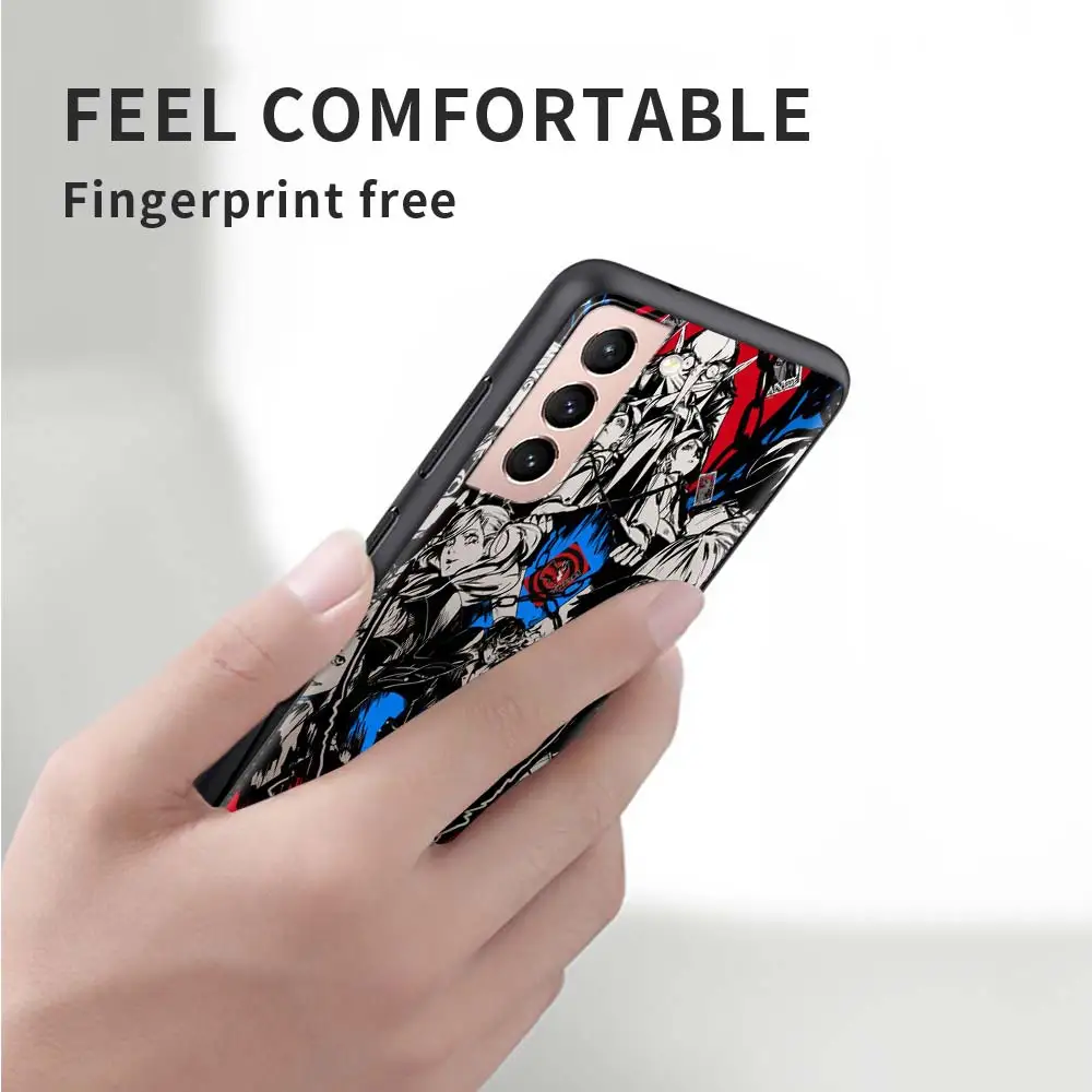 

Case For Samsung Galaxy S20 FE S21 Ultra S10 S9 S8 Plus S10E S10Lite Back Soft Phone Cover S7 Edge Shell P5 P Persona 5 Game
