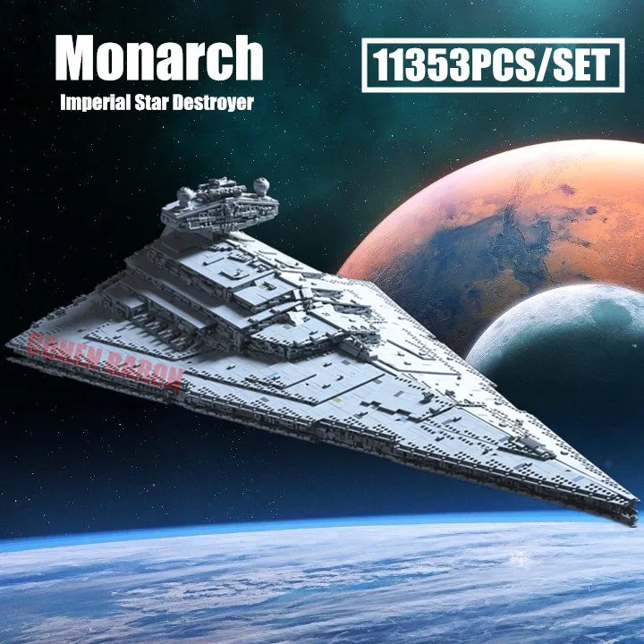 

NEW Star Space Wars Monarch Imperial Execytor Class Destroyer Building Blocks Bricks MOC-23556 Gift Kids Christmas Toys