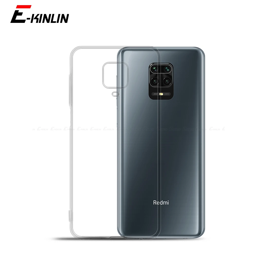 Силиконовый тонкий прозрачный мягкий чехол для Xiaomi Redmi Note 10T 10 10S 5 6 7S 8 8T 9 Power 9T Prime 9S