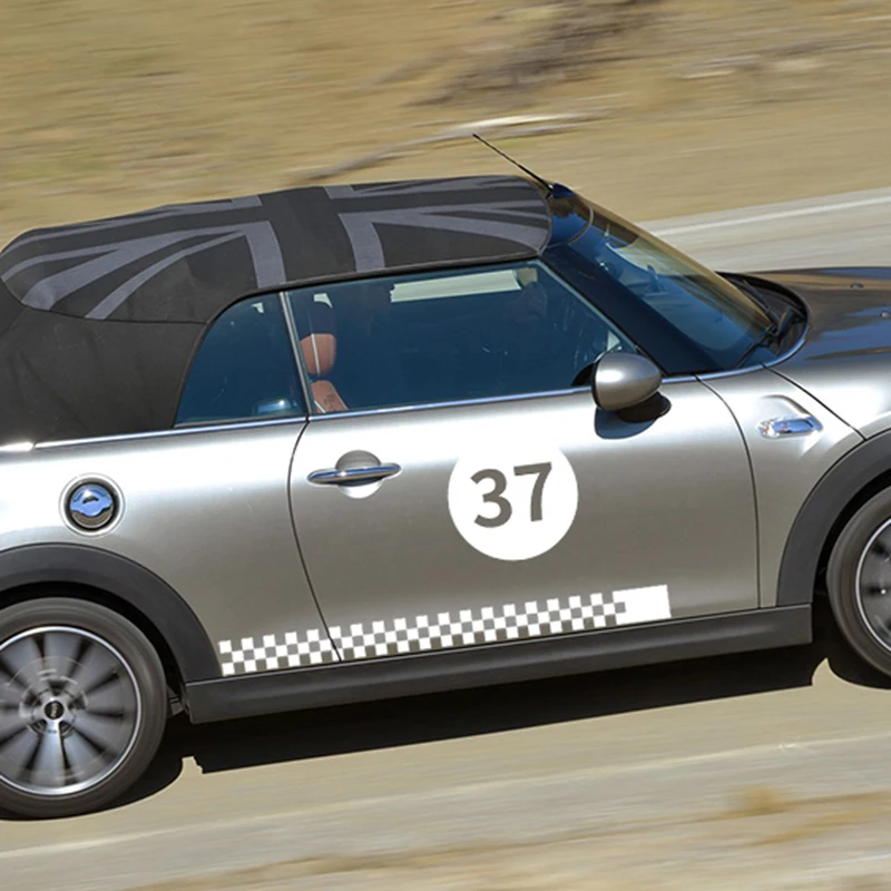 Наклейки на капот и багажник автомобиля наклейка дверь боковую полоску с номером