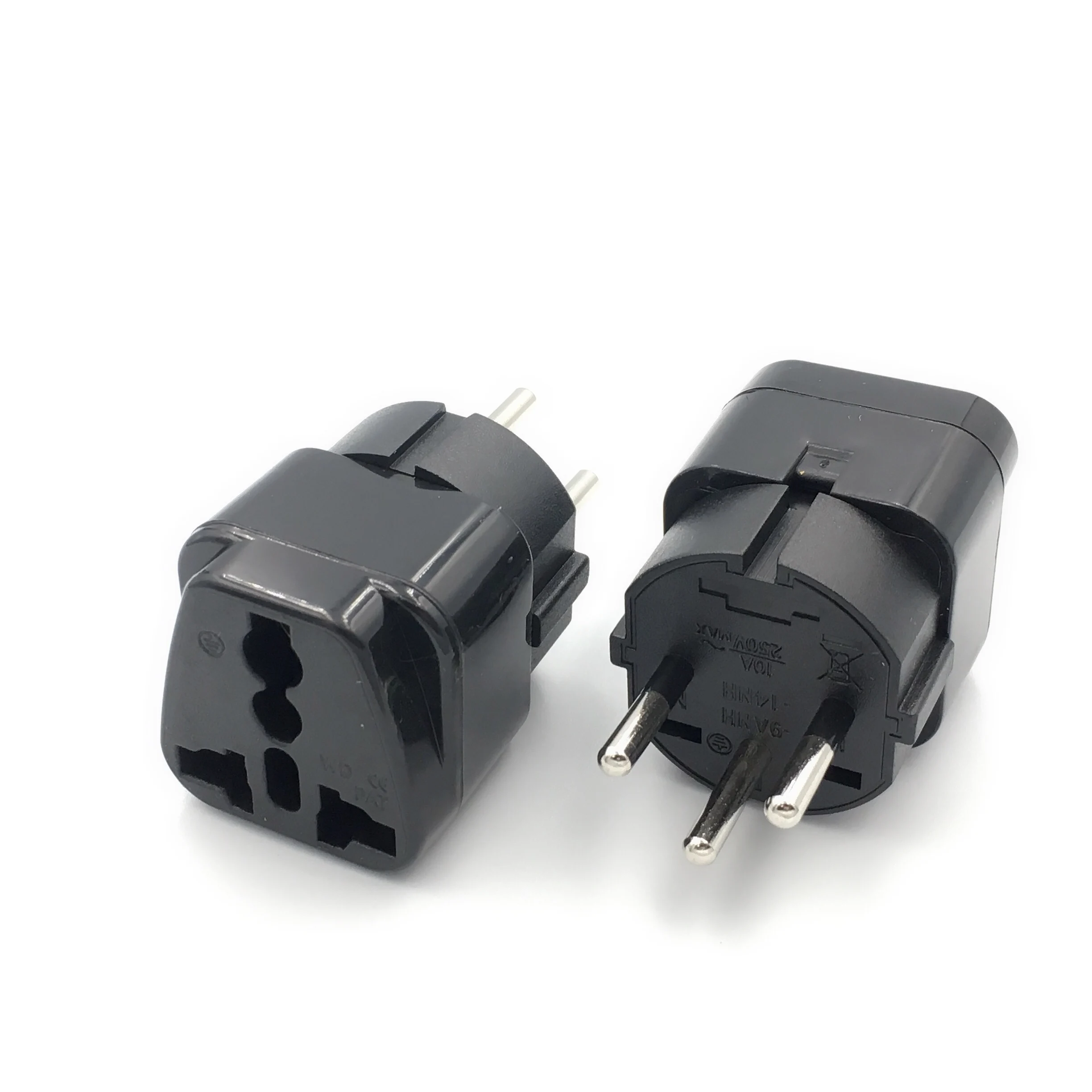 Универсальный Переходник из черной меди 10 А 250 В ЕС США Великобритания Австралия