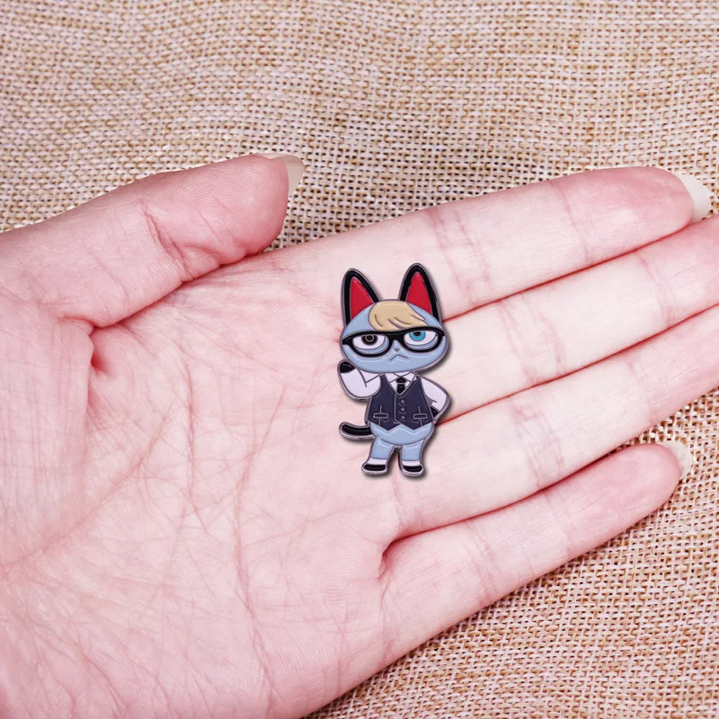 Крутая эмалированная заколка в виде кошки Раймонд и его костюм горничной