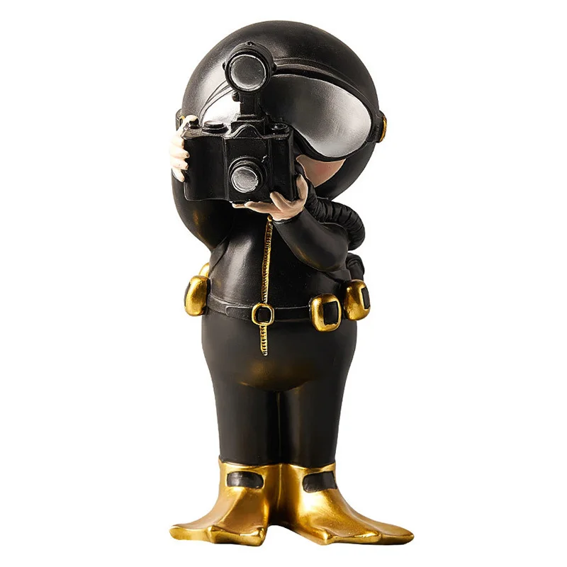 

Новый дизайн, скульптура дайвера, миниатюрная модель, экологически чистая фигурка для украшения дома, поделки, украшения для офиса, детская ...