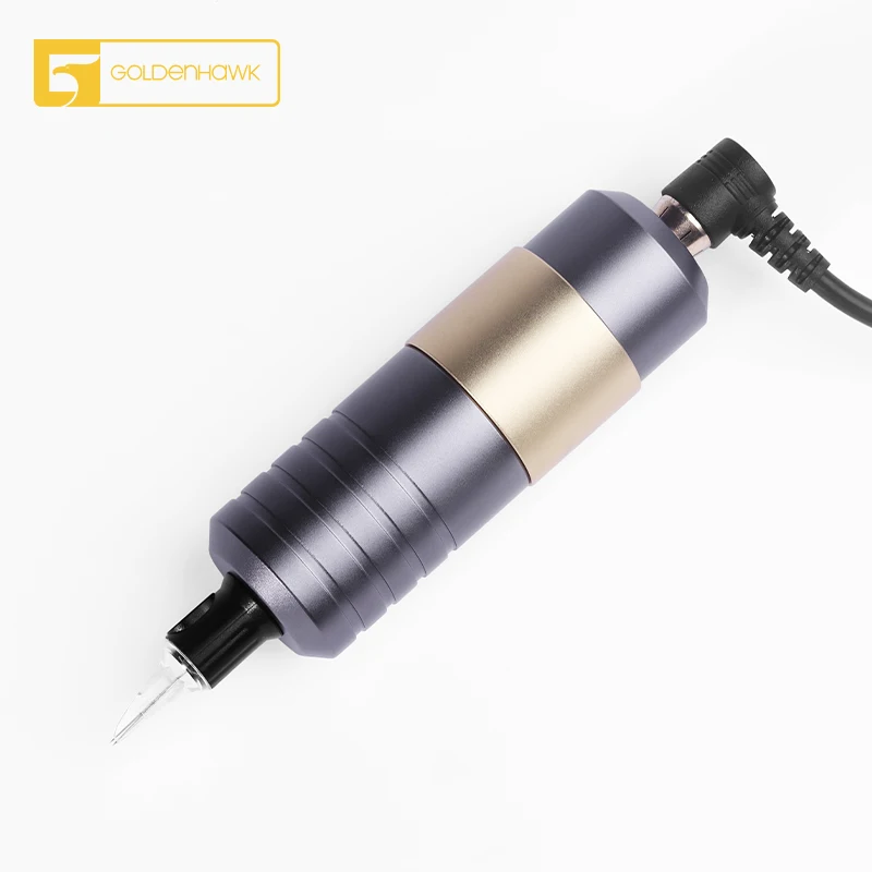 

GOLDENHAWK Professional Wireless Short Rotary Tattoo Machine Pen Supply Motor RCA Connector Machine Battery with Portable Power
