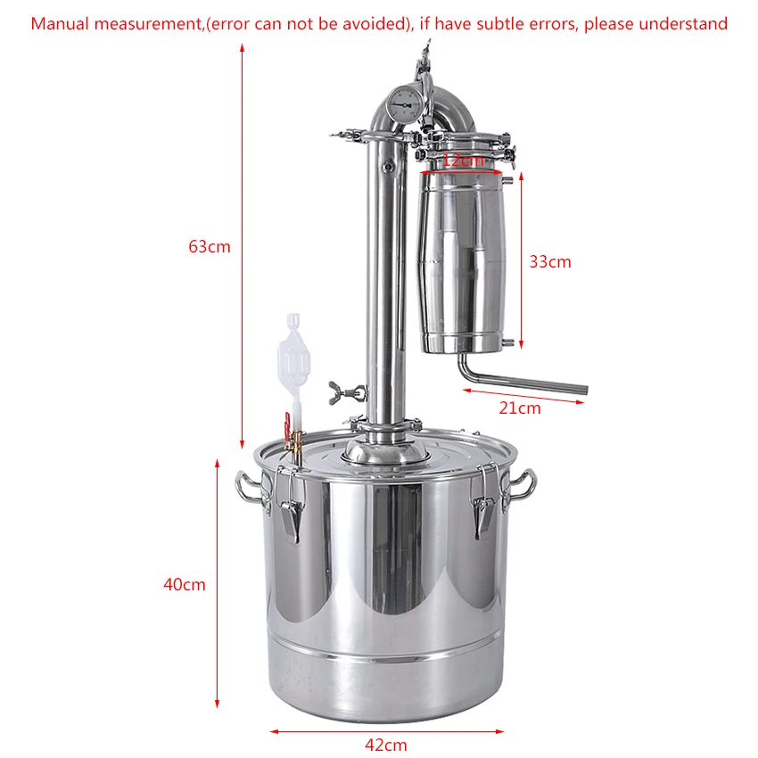 Дистиллятор высокой емкости для водки 50 л|Машины домашнего виноделия| |
