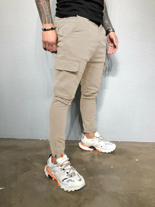 

US Mens Slim Fit Tracksuit Sport Gym Skinny Jogging Joggers Sweat Pants Trousers