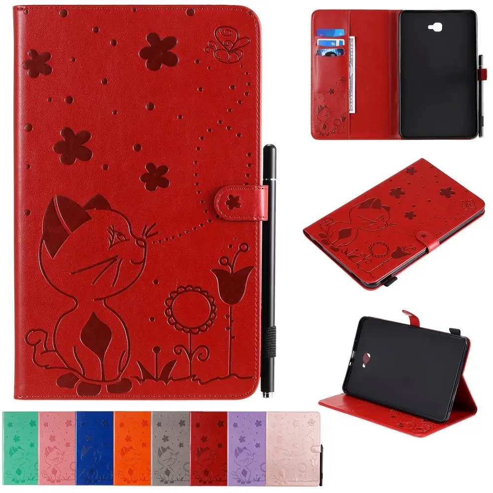 Чехол для планшета из искусственной кожи Samsung Galaxy Tab A 6 10 1 чехол с рисунком 2016 Φ |