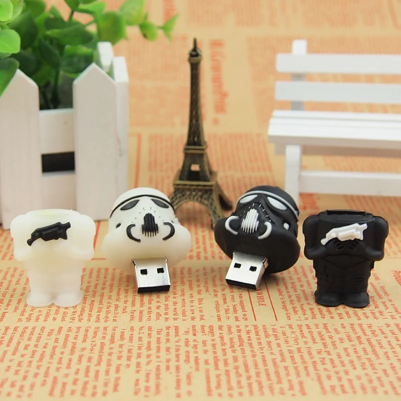 Cle USB Mini Chiavetta Star Wars Robort Memoria флешка Флешка 128 МБ 32 Гб 64 | Компьютеры и офис