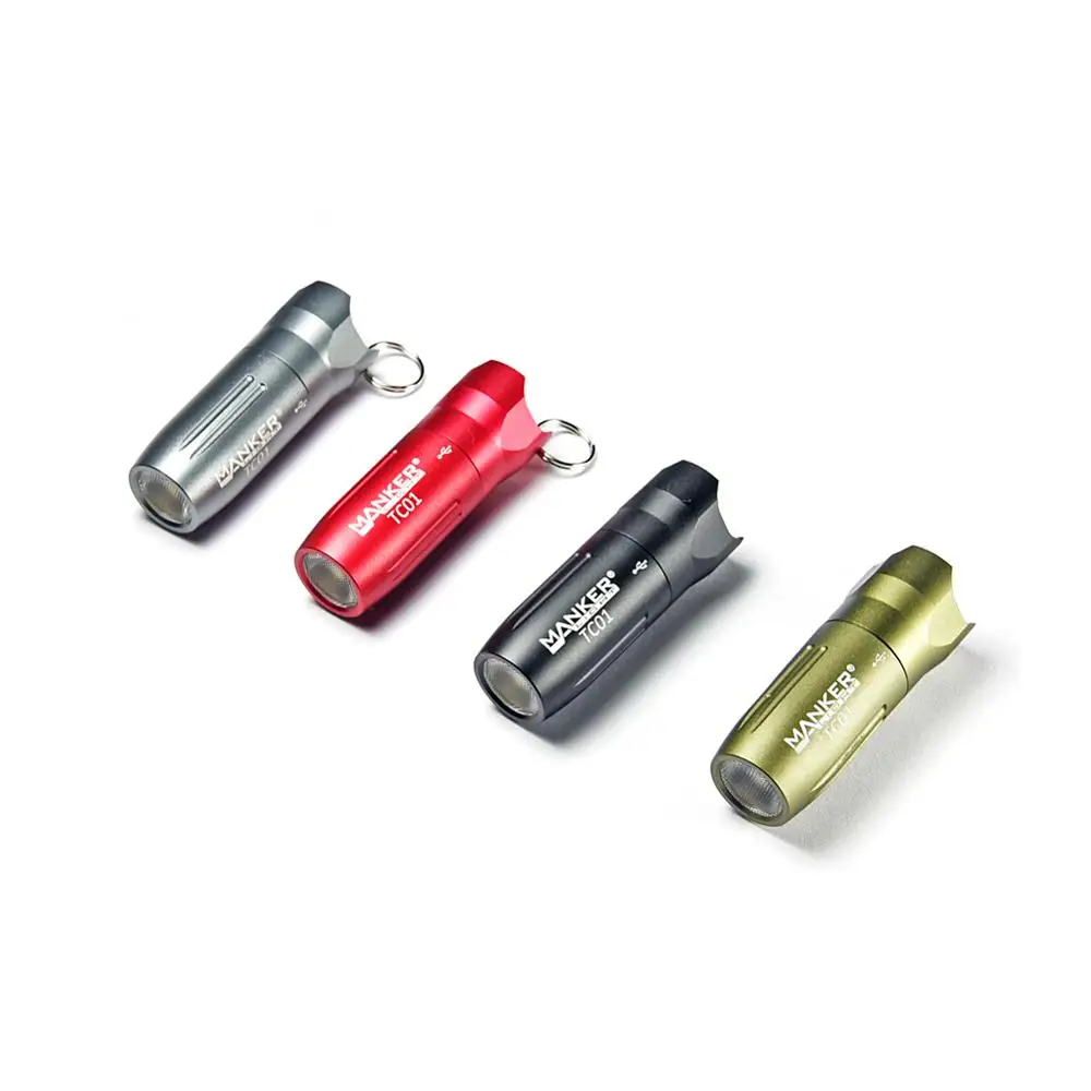Фонарик Manker TC01 с сенсорным управлением брелок 120 люмен CREE XPG3 светодиодный USB