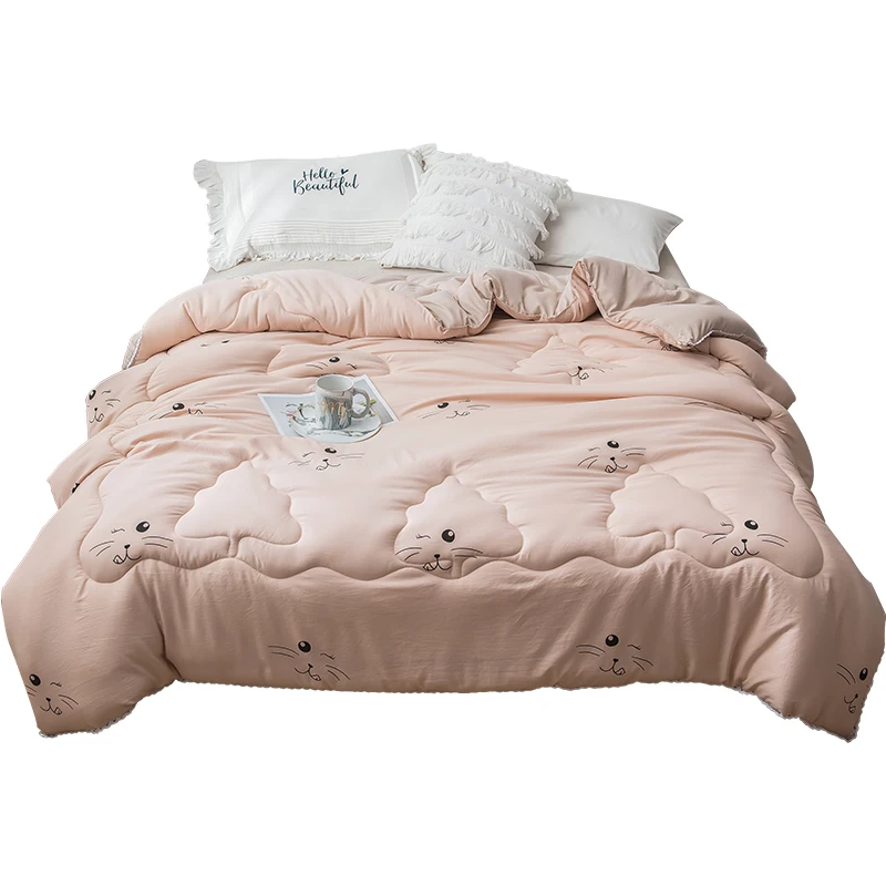 King Queen Twin Full Size Comforter New Design 4 Seasons Quilt High Quality Comforter Colorful Duvet Winter Thicken Blanket