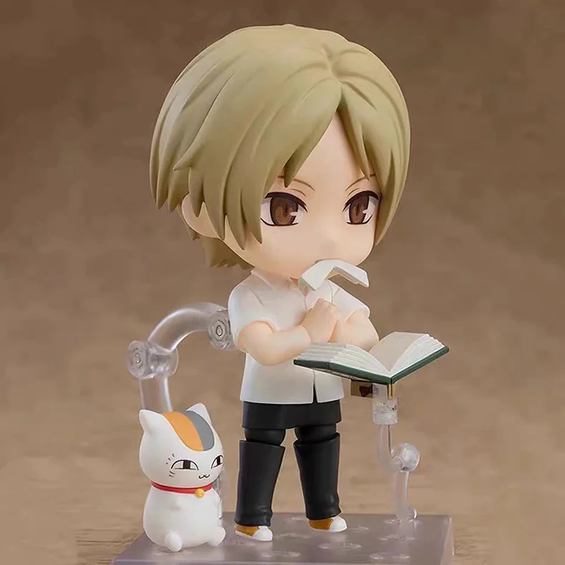 

Natsume's Book of Friends Natsume Takashi Action Figure Anime PVC 10cm Cat Teacher Collection Model Dolls Toys for Boys Gifts