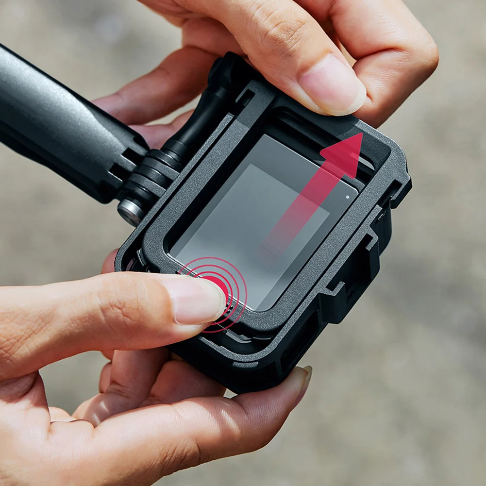 Пластиковый корпус чехол Защитный с винтовой рамкой крепление для Gopro Hero 8