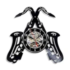 Виниловый альбом для саксофона, часы для записи, эксклюзивные настенные часы для джазового похода, тихие Подвесные часы, подарок для любителей джаза и музыки