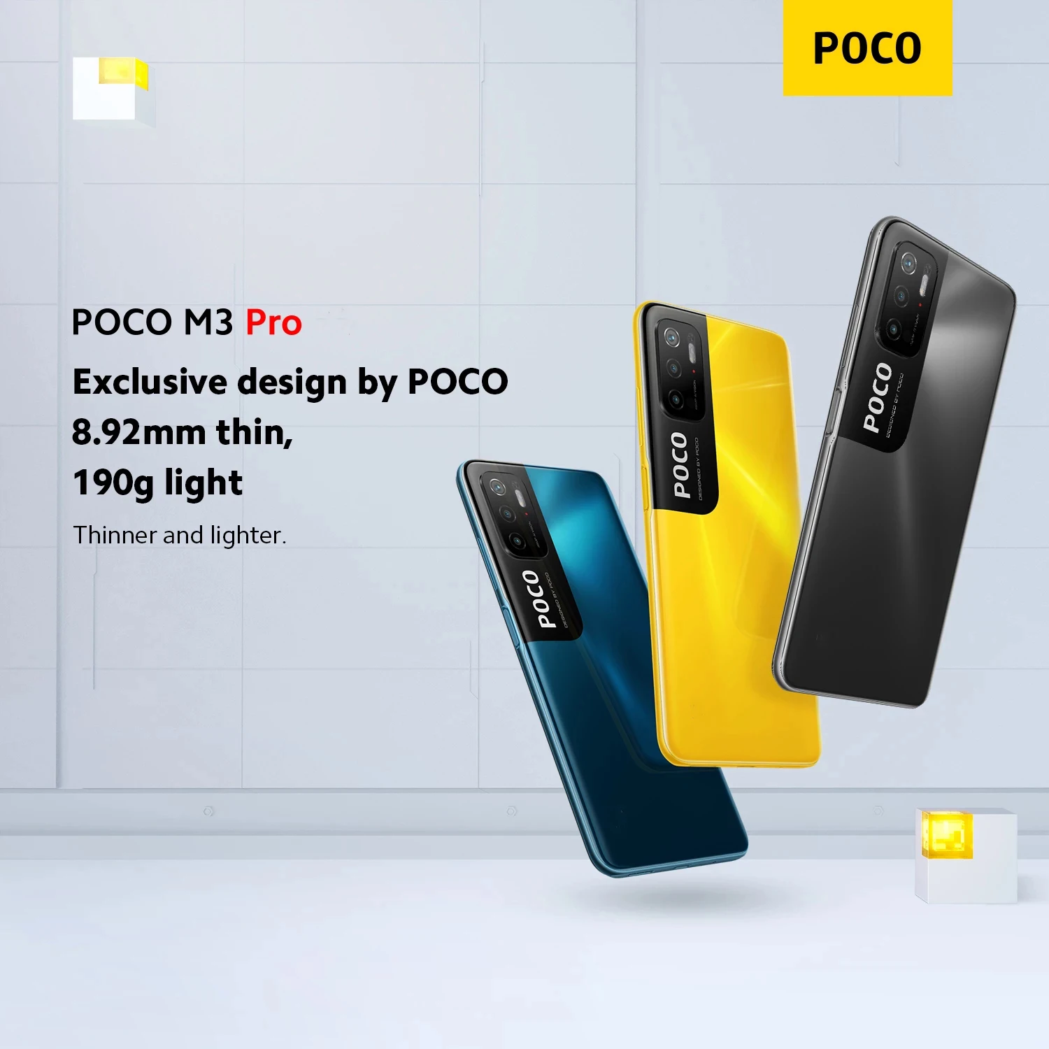 Смартфон глобальная версия POCO M3 Pro NFC Dimensity 700 Octa Core 90Hz 6 5 &quotFHD + DotDisplay 5000mAh 48MP Тройная