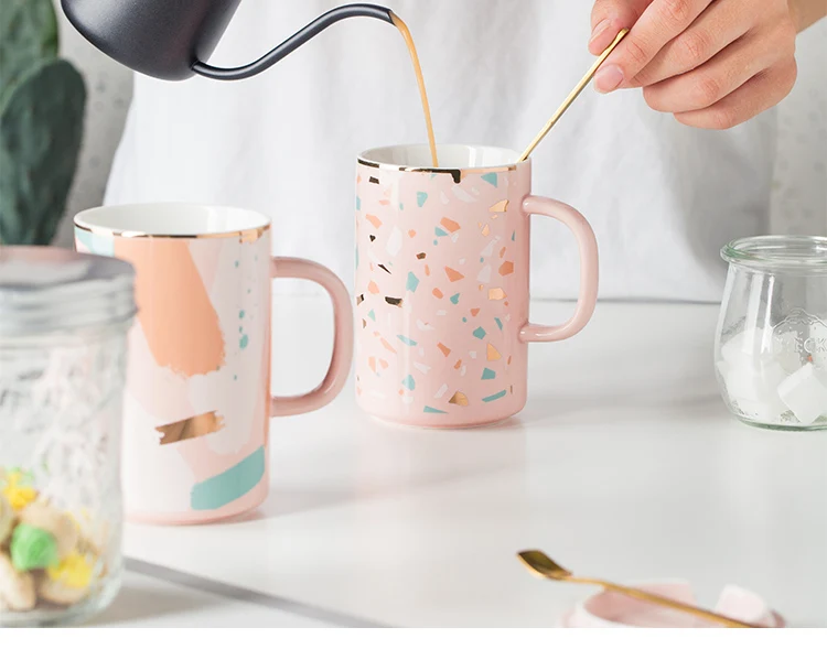 Креативная керамическая кружка в Корейском стиле для современных девушек