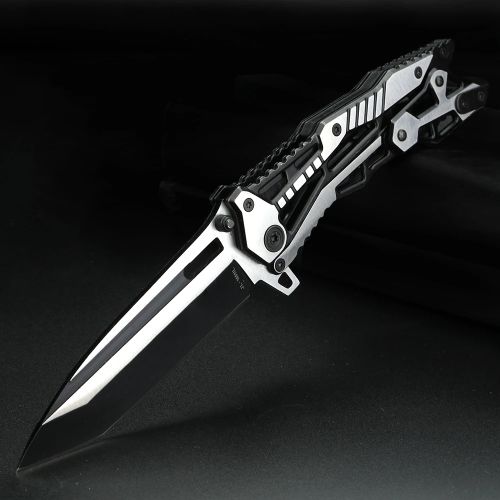 

Folding Blade Knife Black Stainless Steel Pocket Knife CS Go Short Knife Collection Knives for Outdoor Hunting Handmade