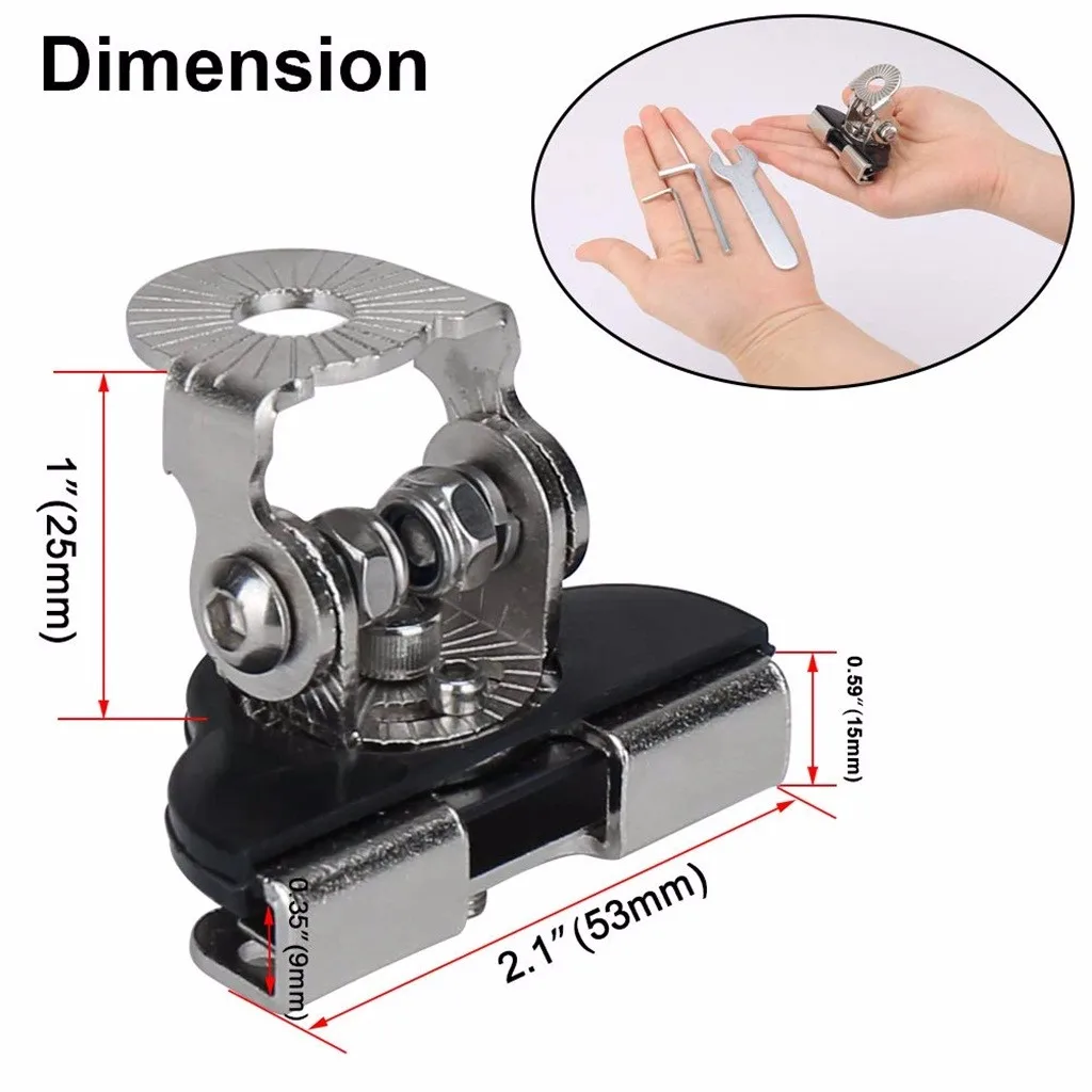 2 шт. Автомобильный кронштейн держатель зажима из нержавеющей стали монтажный