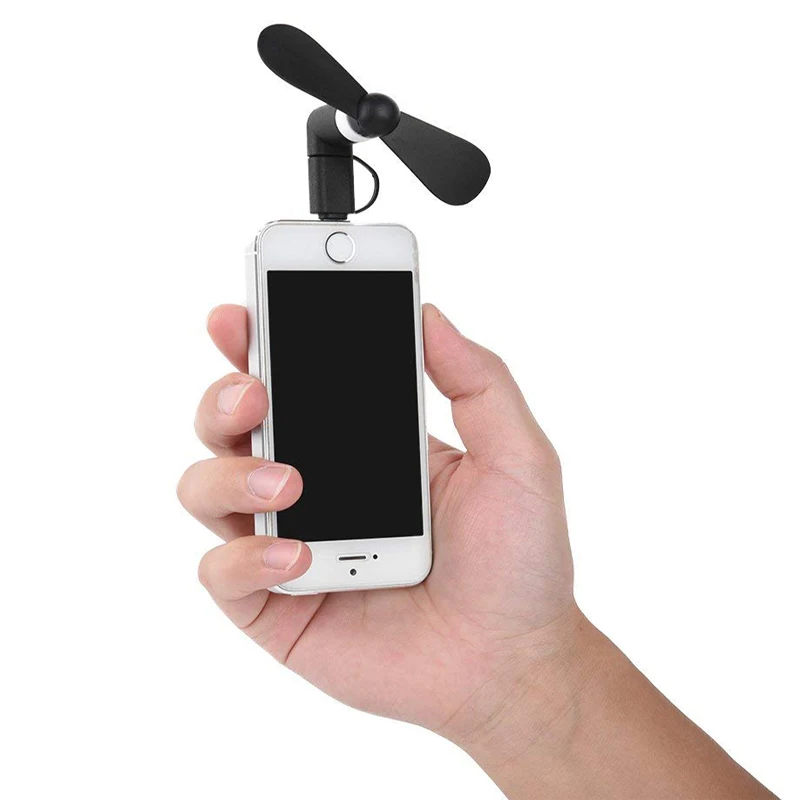 Портативный 2 в 1 USB вентилятор для мобильного телефона Powerfull hanldhened мини iPad iPhone 5 6 7 8
